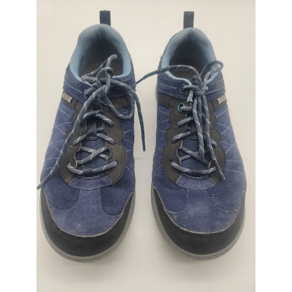 Rockport Hydro-Shield Waterproof Walking Shoes Blue Suede Women's 7.5 Wide - Picture 2 of 8